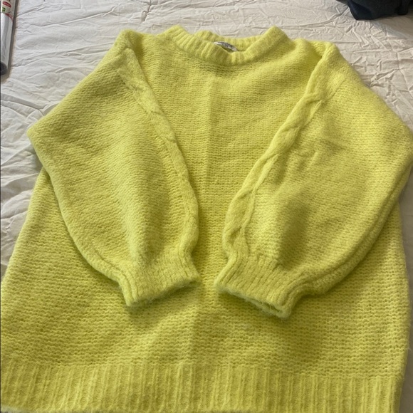 Smash + Tess Lemon Ling Crew  Neck Wool Alpaca Sweater Blend - Picture 3 of 7